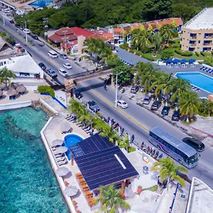 Hotel Casa Del Mar & Dive With Free Access To An Exclusive Club, Cozumel